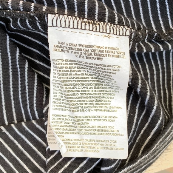 ☀️ VANS EMBROIDERED STRIPED & TEE | S #FML13004 - Picture 6 of 6